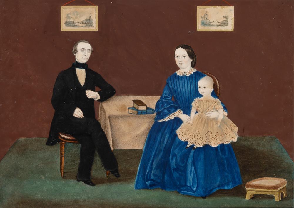 Anglo/American School 19th Century A Family Portrait in (1 of 3)