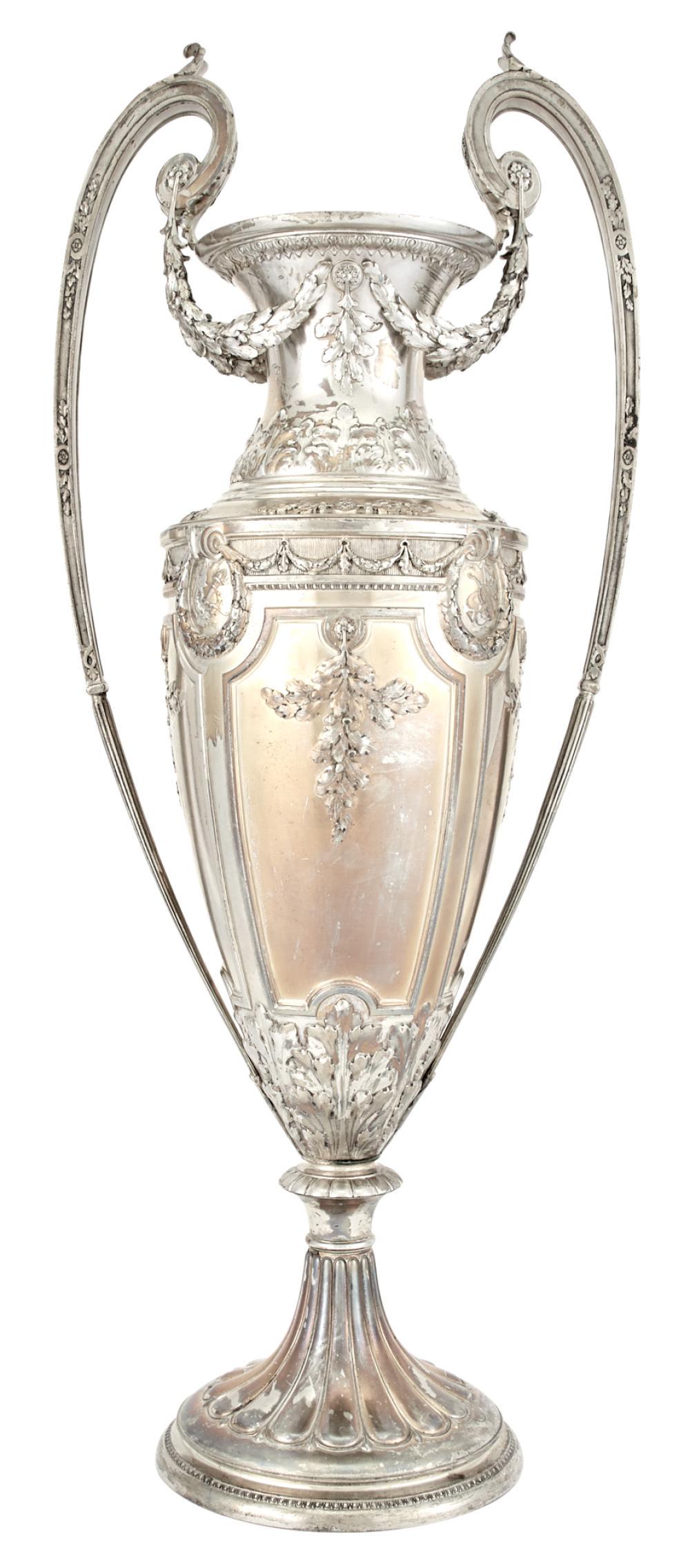 American Sterling Silver Two Handled Vase (1 of 5)