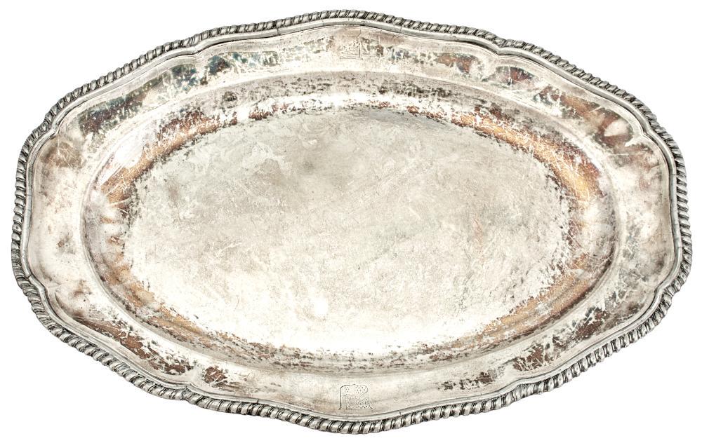 Georgian Silver Meat Platter (1 of 3)