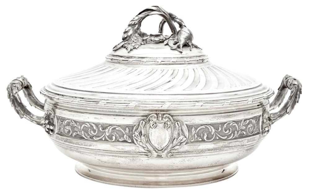 French Louis XVI Style Silver Écuelle (1 of 6)