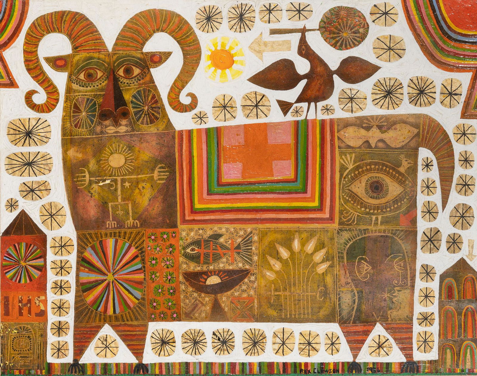 Rex Clawson American, 1929-2007 Untitled (Ram), 1956 (1 of 4)