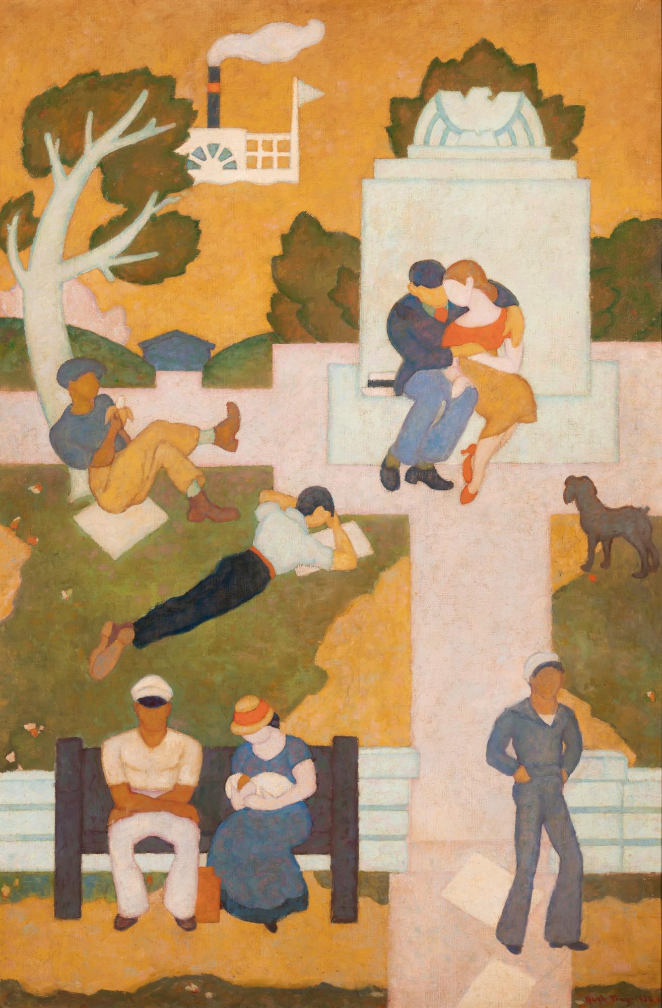 Hugh Tray 20th Century Figures in the Park, 1932 (1 of 3)