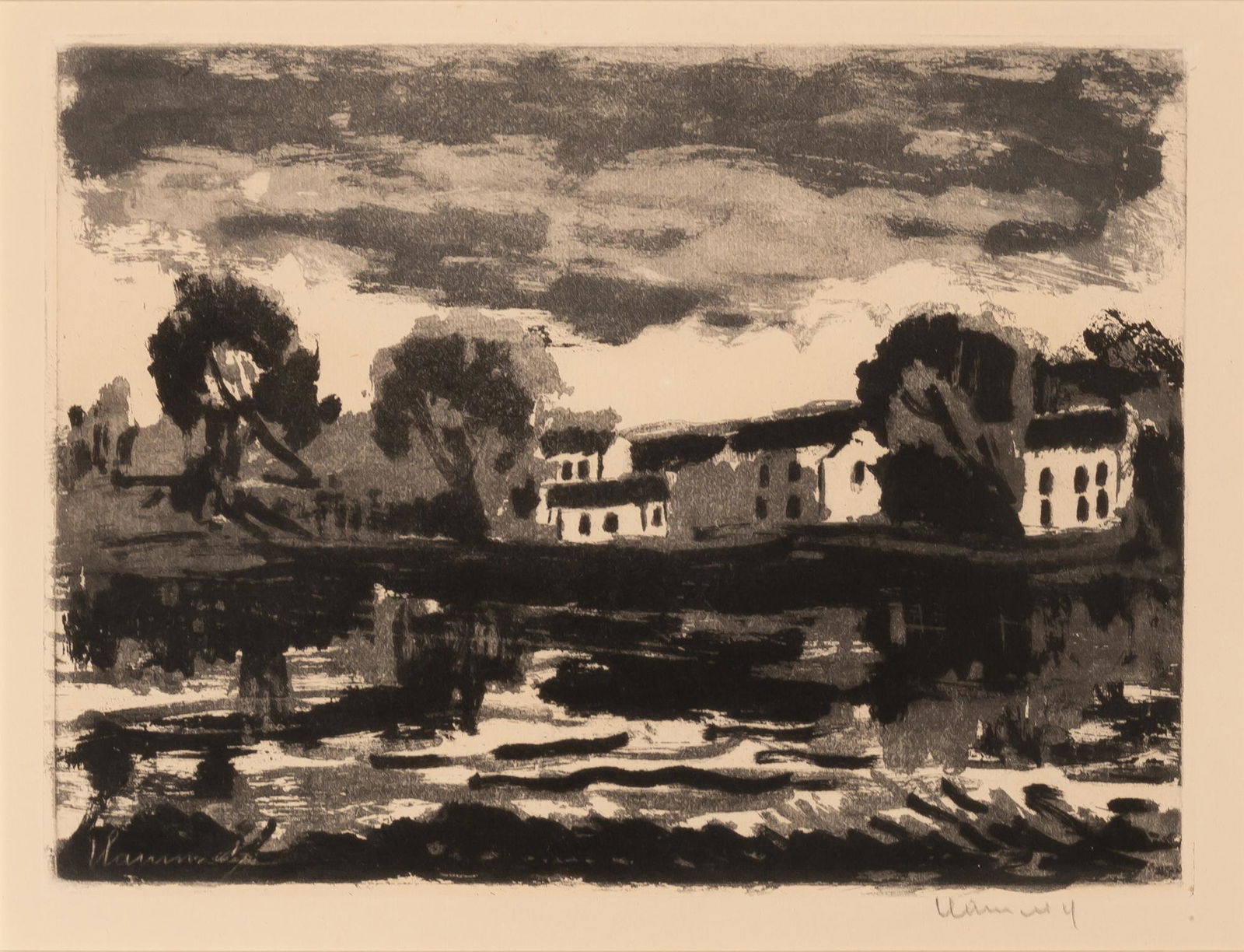 Maurice de Vlaminck L'OISE À SERGY (WALTERSKIRCHEN (1 of 3)