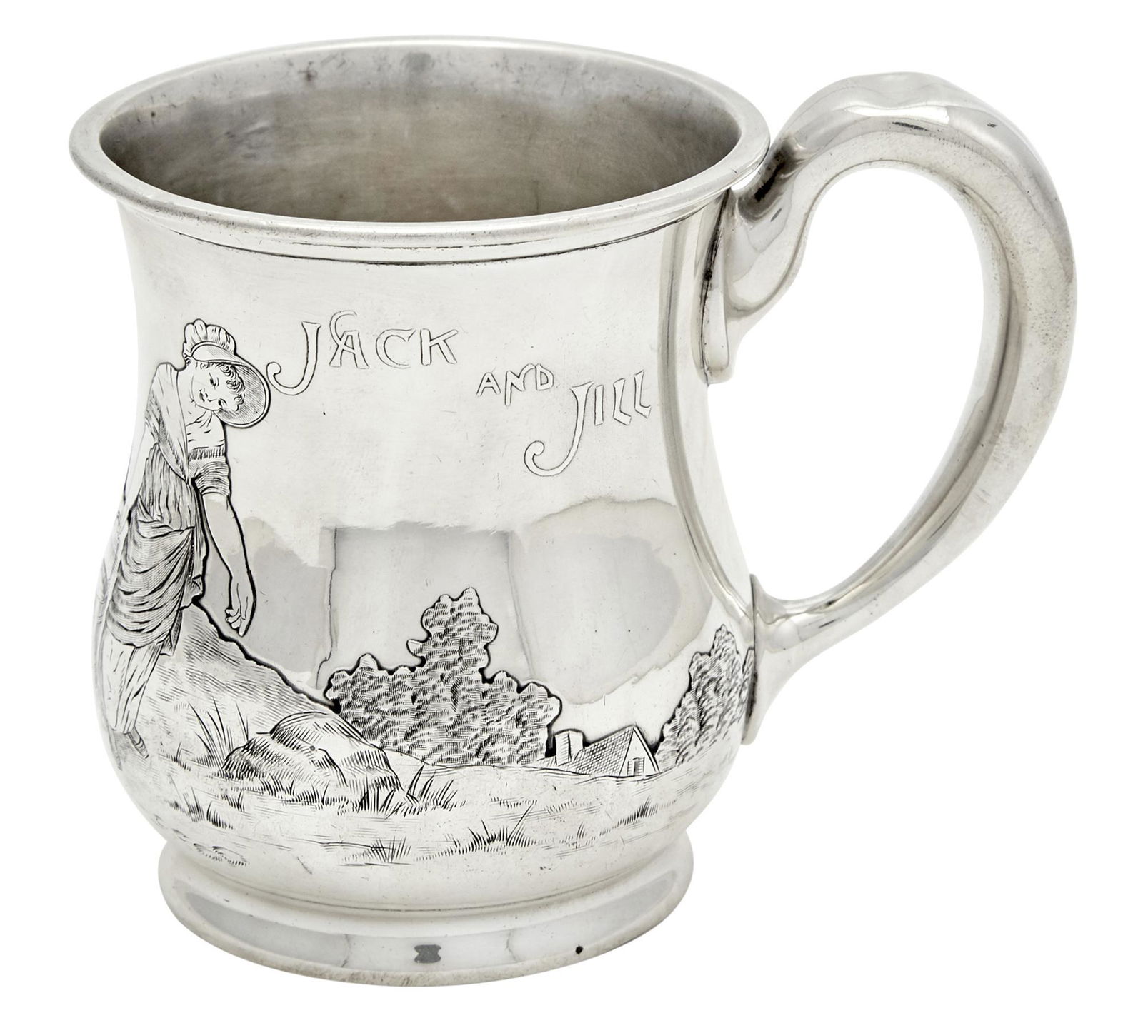Gorham Sterling Silver Nursery Rhyme Child's Mug First (1 of 4)