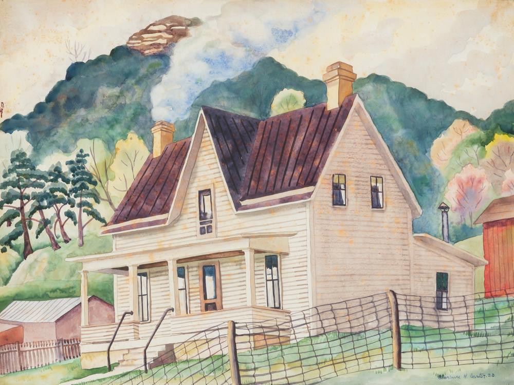 Clarence Holbrook Carter American, 1904-2000 House in (1 of 3)