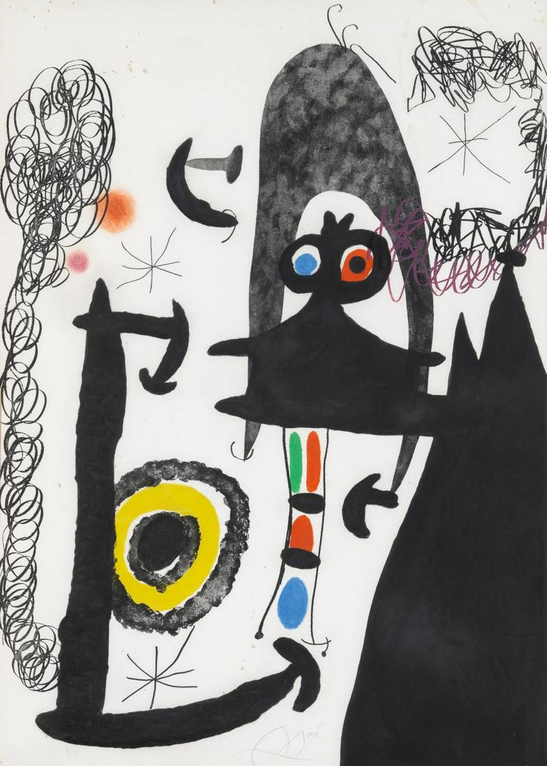 Joan Miró ESCALADE VERS LA LUNE (DUPIN 496) Color (1 of 4)