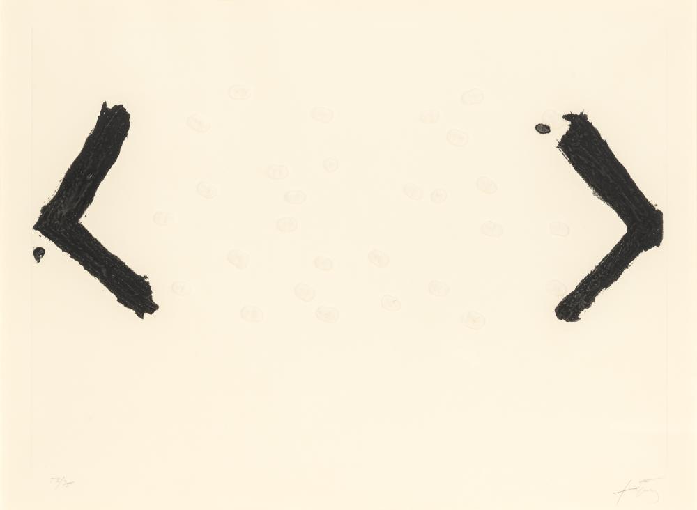 Antoni Tàpies LES HARICOTS (GALFETTI 203) Aquatint (1 of 5)