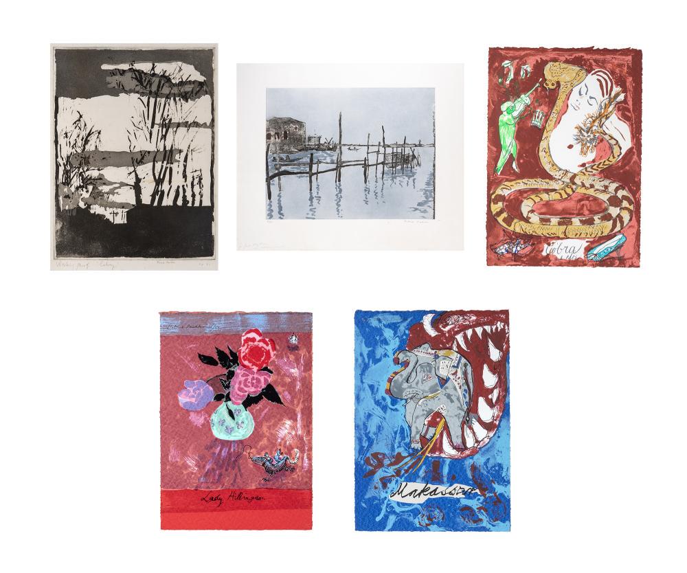 Patrick Procktor CALVARY; PONTE LUNGO; COBRA AND AFTER; (1 of 20)