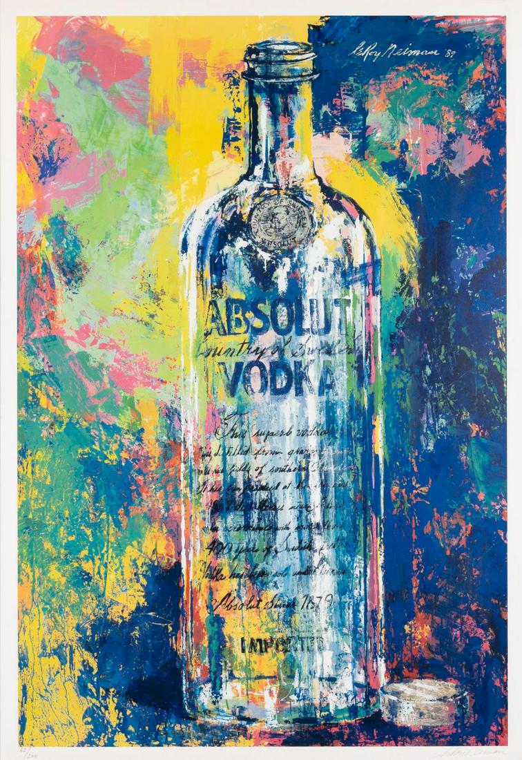 LeRoy Neiman ABSOLUT VODKA Color offset lithograph (1 of 4)