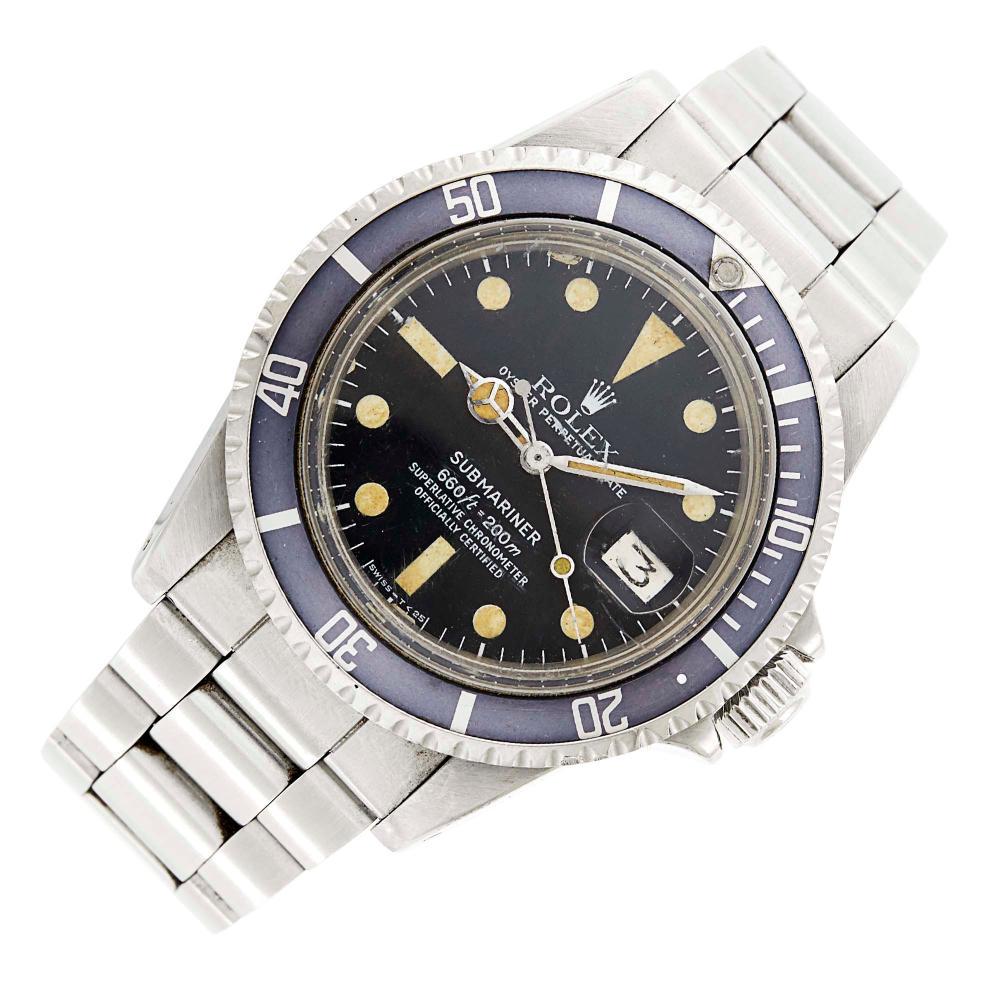 Rolex Gentlemans Stainless Steel Submariner Wristwatch, (1 of 1)