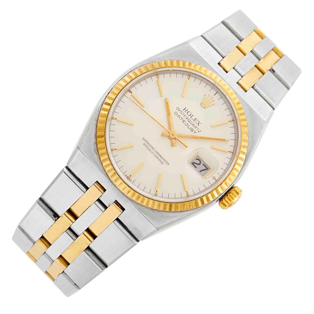 Rolex Gentlemans Stainless Steel and Gold OysterQuartz (1 of 1)