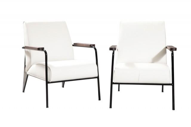 Pair of Jean Prouve Oak, Leather Upholstered and Black (1 of 5)