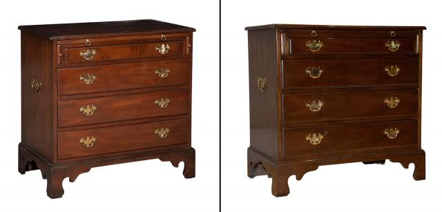 Pair of Kittinger George III Style Mahogany Chest of (1 of 5)