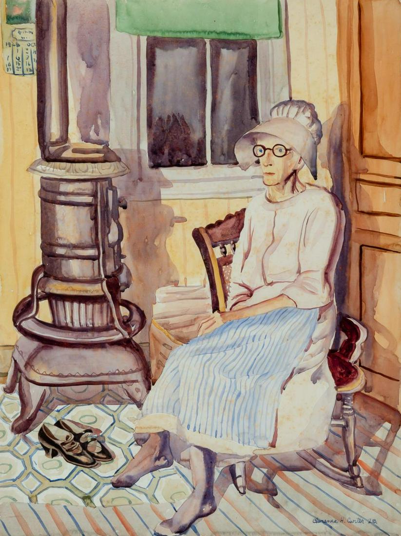 Clarence Holbrook Carter American, 1904-2000 Warming Up (1 of 3)