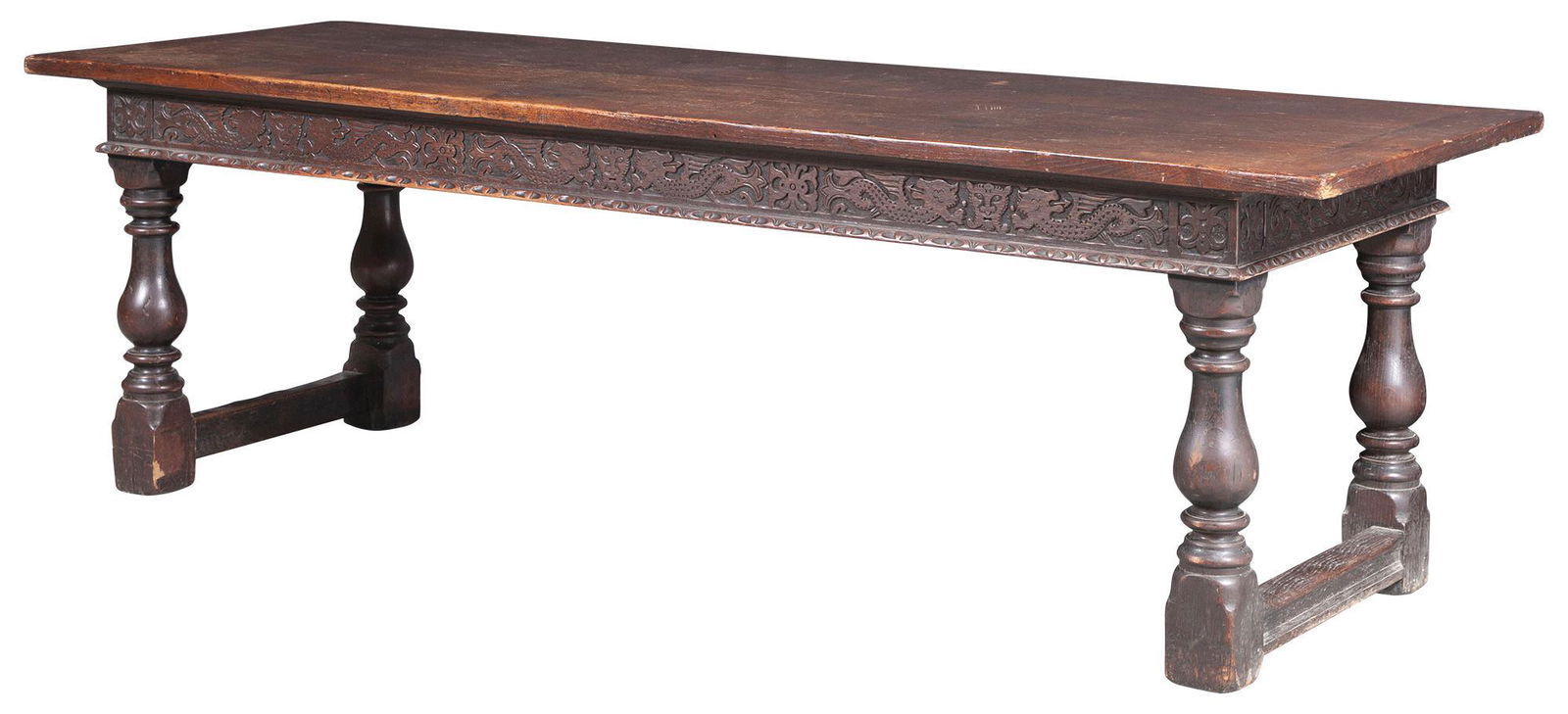 Continental Baroque Style Oak Hall Table (1 of 6)