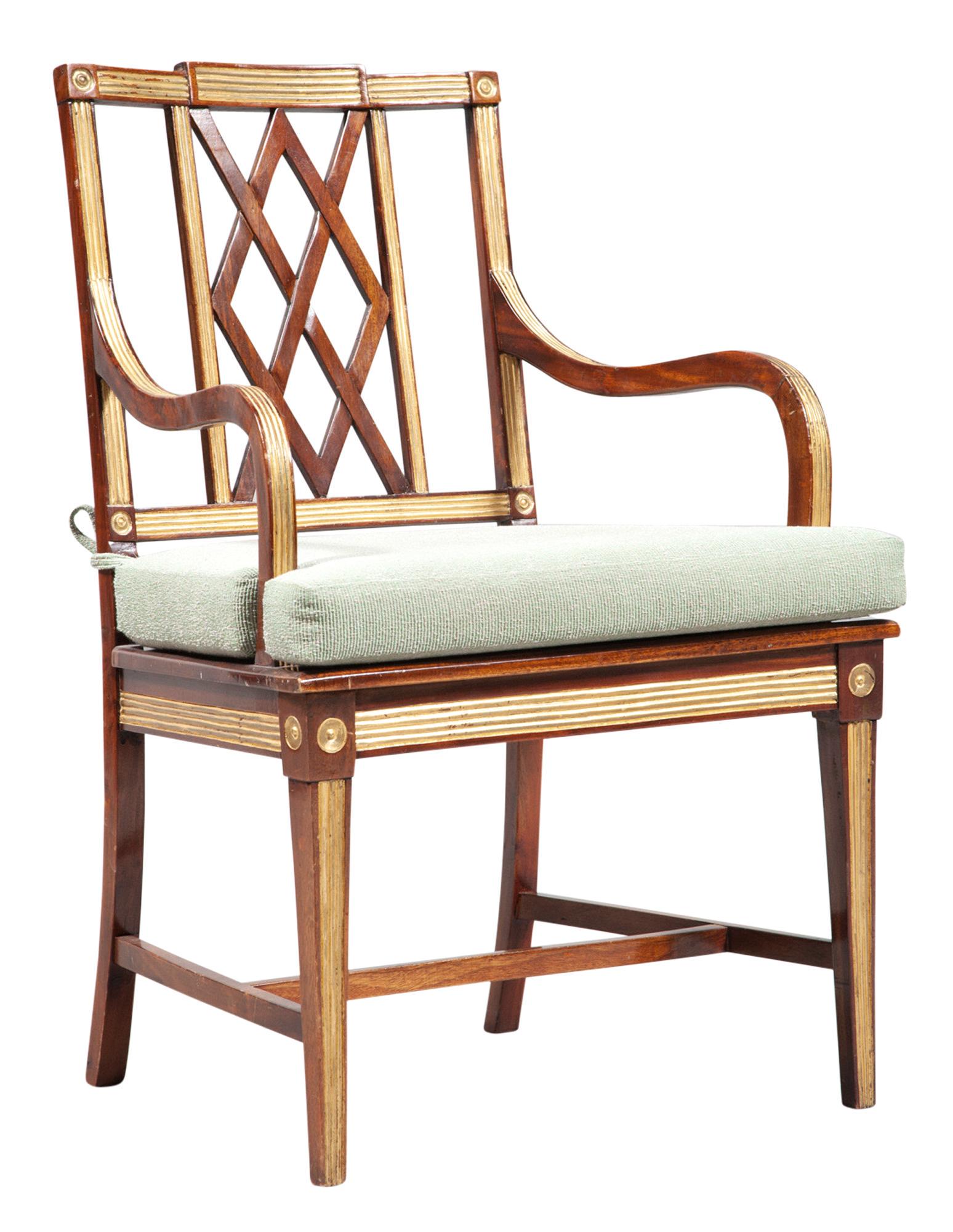 Russian Neoclassical Style Parcel Gilt Mahogany (1 of 9)