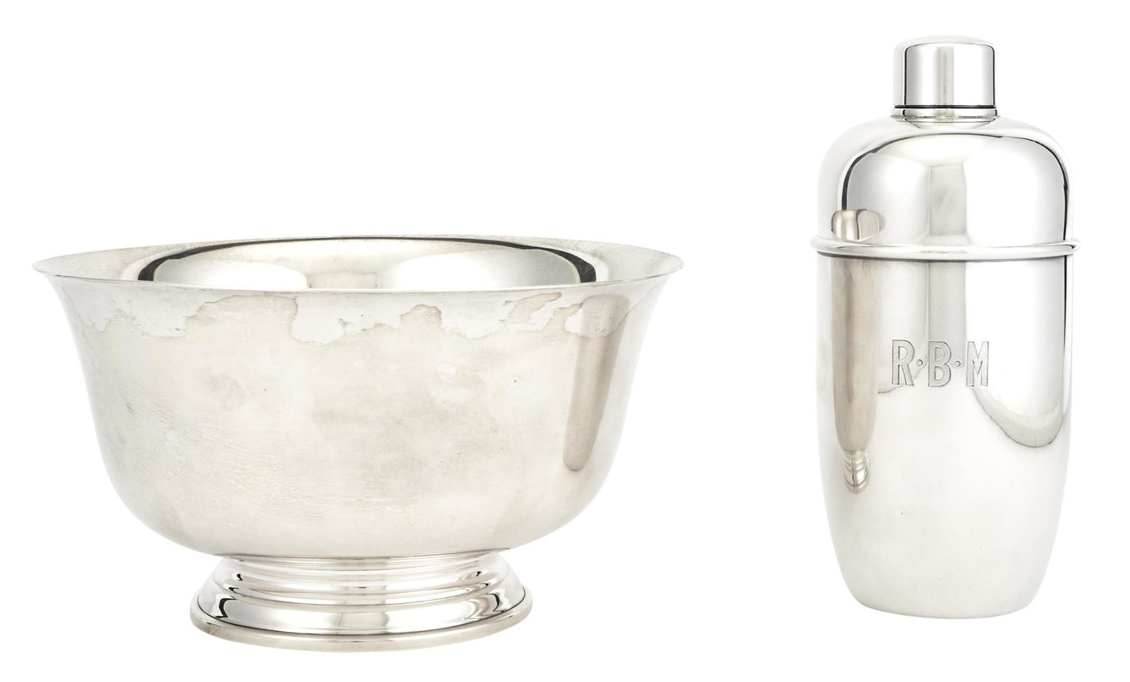 Cartier Sterling Silver Revere Style Bowl and a (1 of 3)