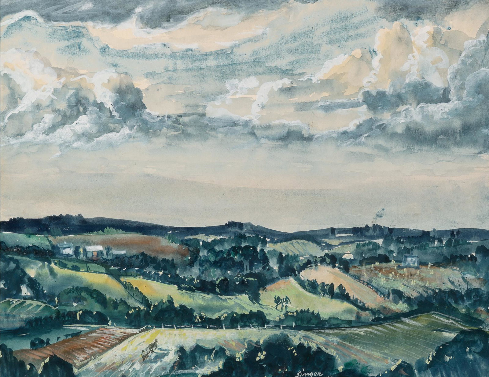 Clyde Singer American, 1908-1999 Southern Ohio, 1939 (1 of 3)