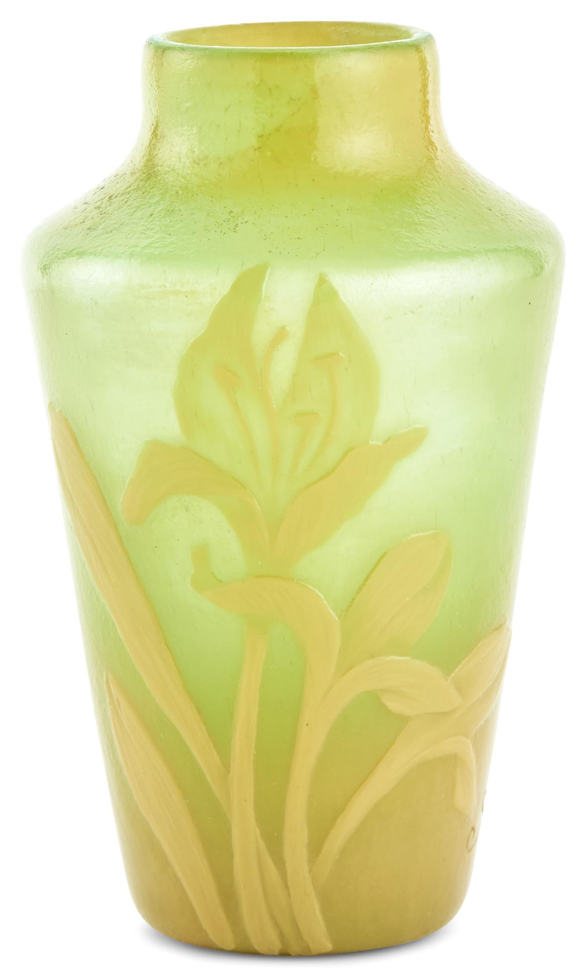 Gallé Acid-Etched and Engraved Cameo Glass Cabinet (1 of 5)