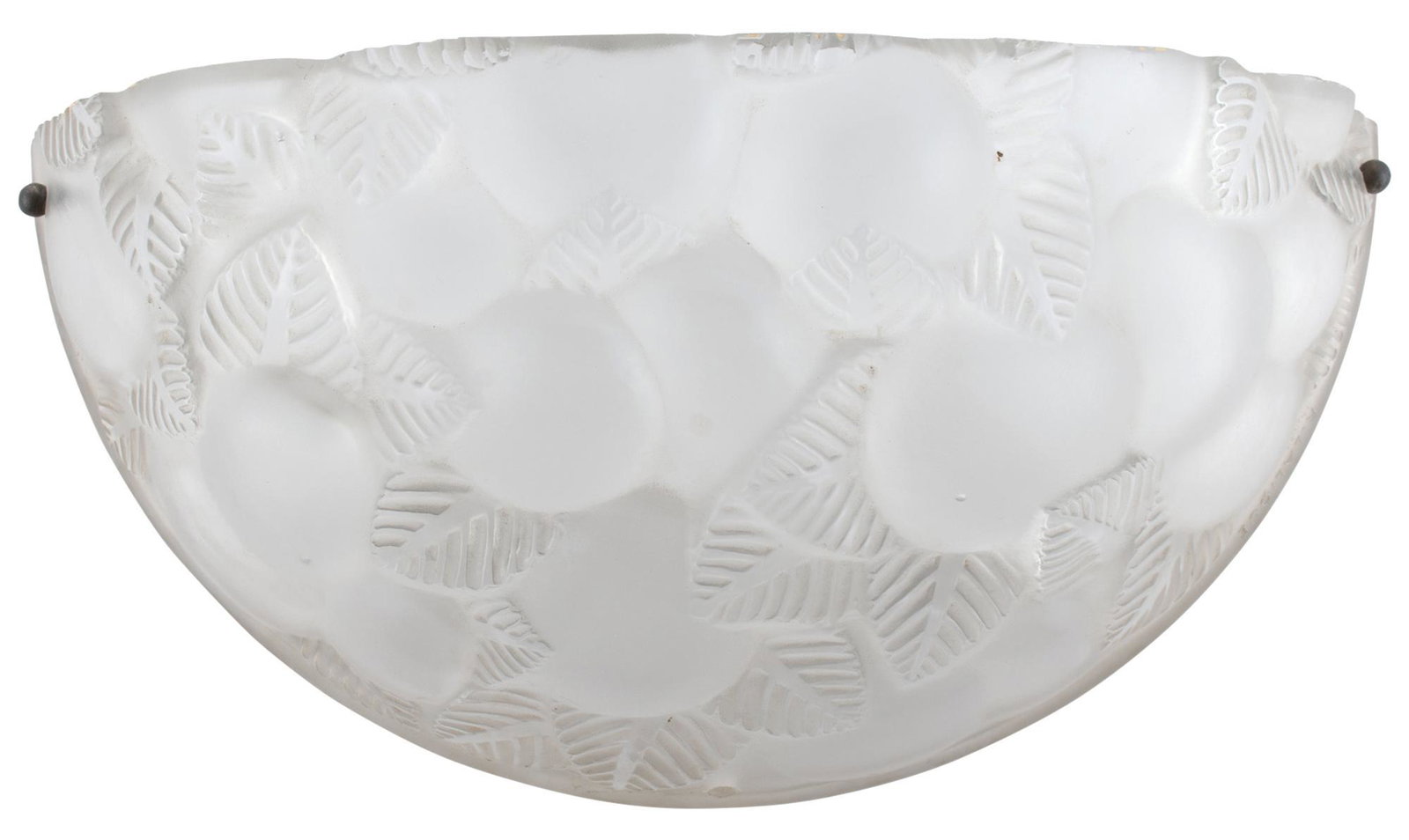 Two R. Lalique Molded Glass Lausanne Wall Sconce Shades (1 of 11)