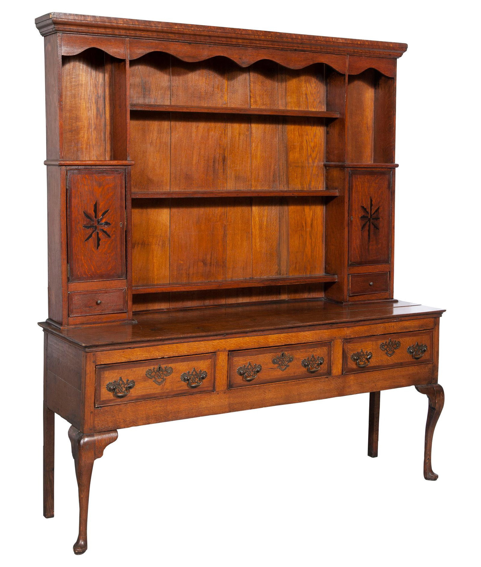 Welsh Inlaid Oak Dresser (1 of 5)