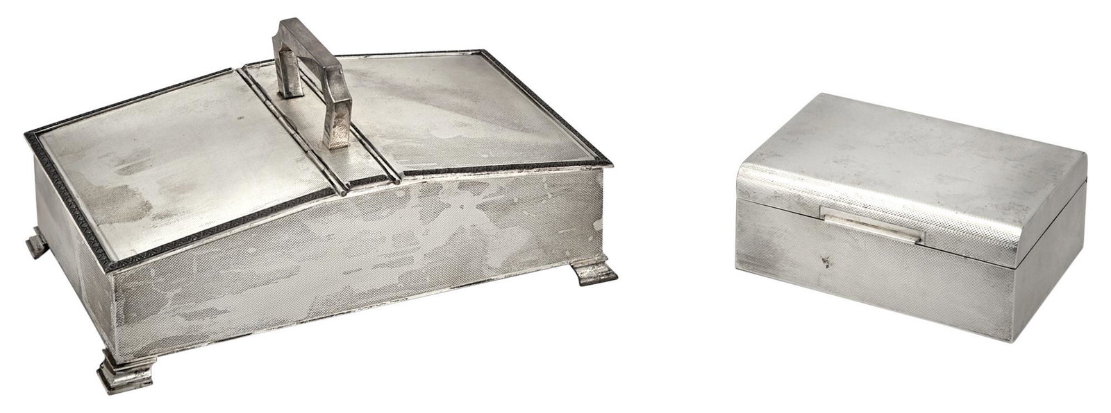 Tiffany & Co. Sterling Silver Table Cigarette Box and (1 of 4)