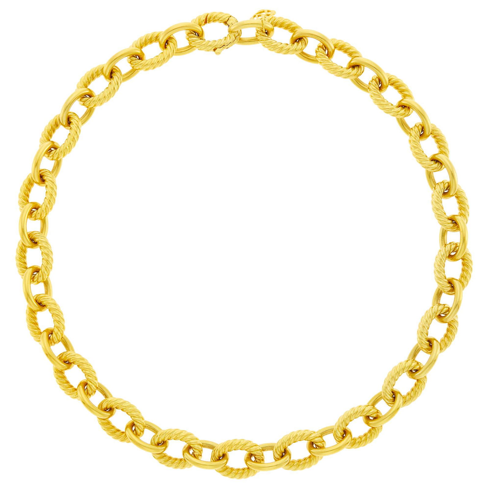 David Yurman Gold Link Necklace (1 of 2)