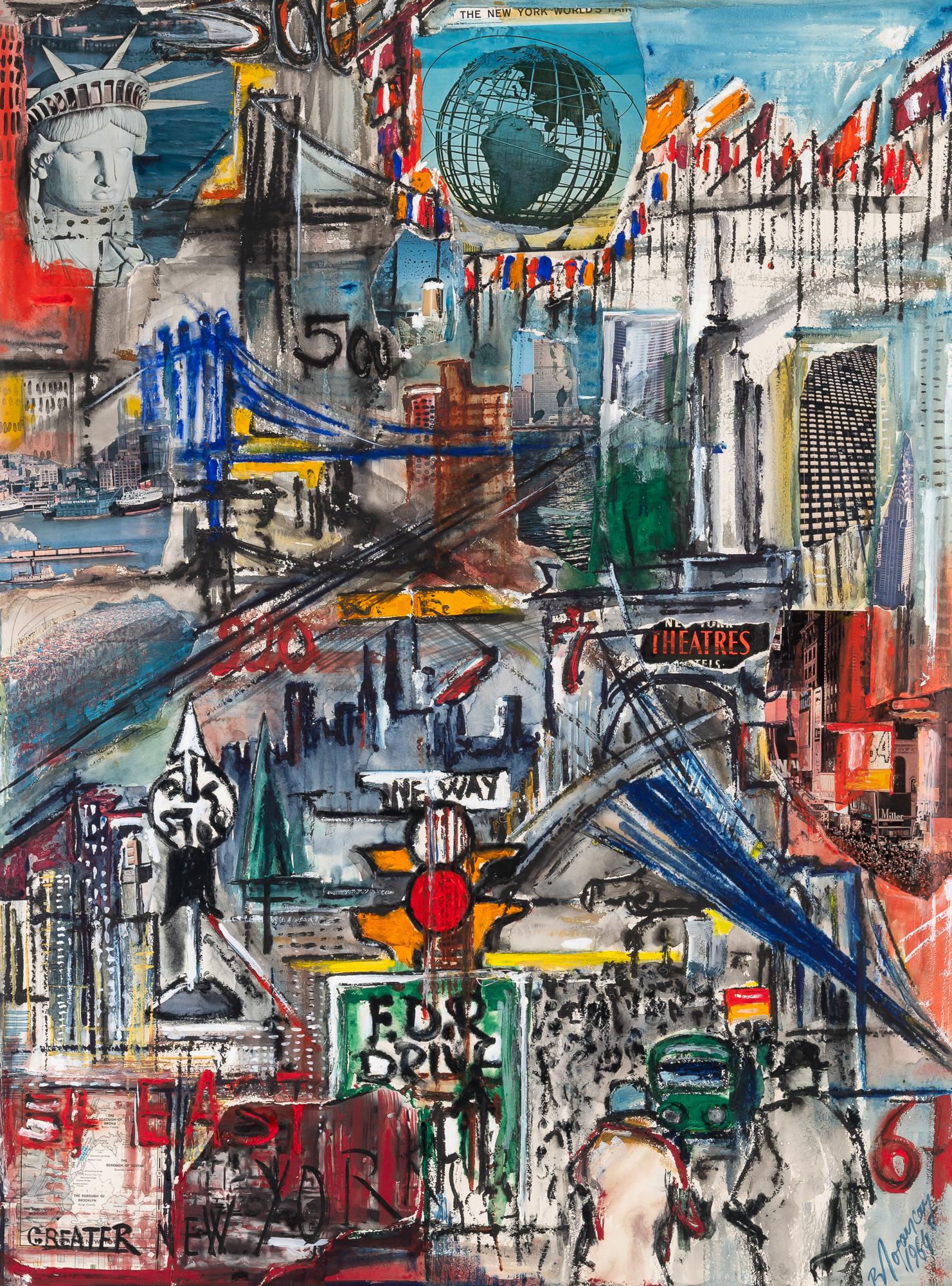 Burhan Cahit Dogancay Turkish/American, 1929-2013 NY NY, 1964 (1 of 4)