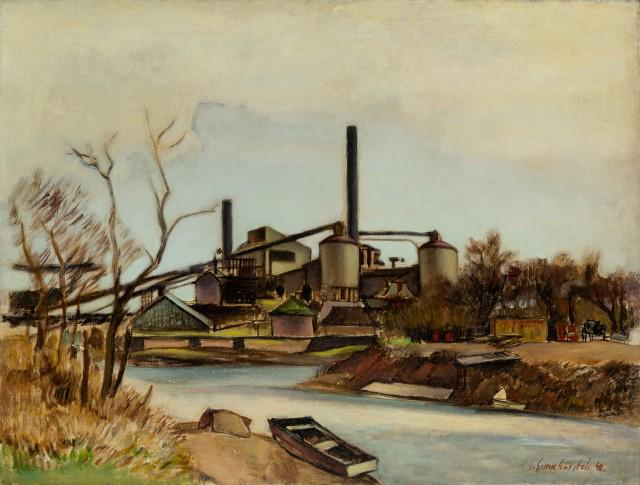 Simka Simkhovitch Russian/Ukrainian/American, 1893-1949 Cos Cob Power House, 1940 (1 of 4)