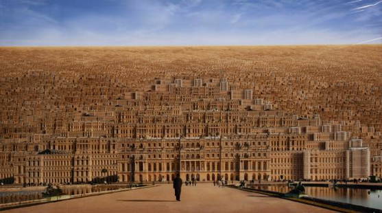 Jean-Francois Rauzier Versailles C-Type Print, Diasec Mounted on Aluminum: Jean-Francois Rauzier Versailles C-Type Print, Diasec Mounted on Aluminum From an edition of 8 Height 67 inches, width 9 feet 10 inches. Provenance: Waterhouse & Dodd, New York; to a private collector