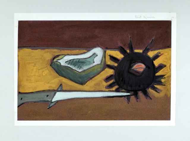 JACQUEMIN, FRANCOIS De L'Eau a La Bouche. A unique artist made book with manuscript title and (1 of 4)