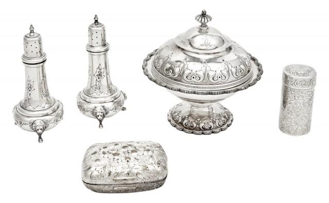 Group of American Silver Table Articles (1 of 3)