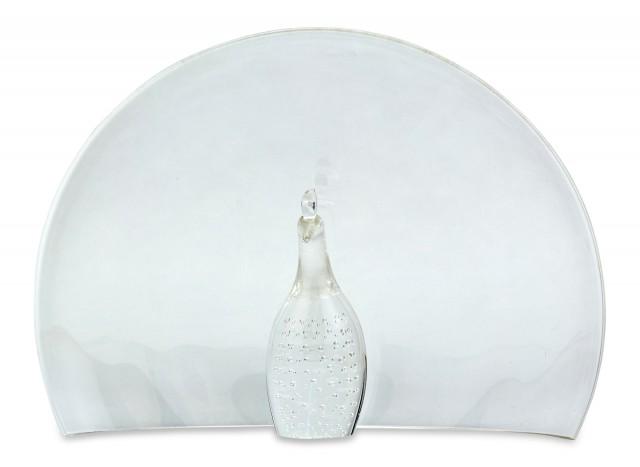 Steuben Glass Peacock Sculpture (1 of 3)