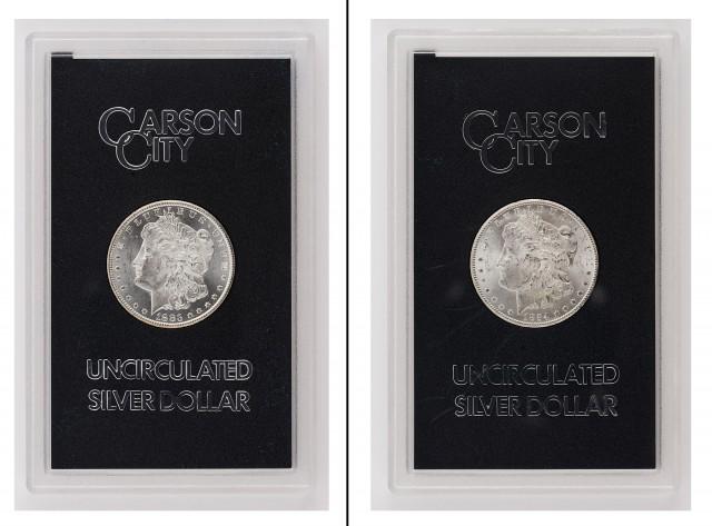 United States G.S.A. Morgan Dollar Group Lot of seven Morgan G.S.A. dollars comprising three 1883 (1 of 5)