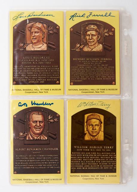 Autographed Hall of Fame Cards (1 of 4)