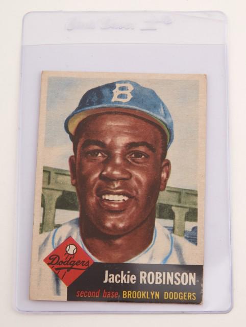 1953 Topps No. 1 Jackie Robinson (1 of 2)