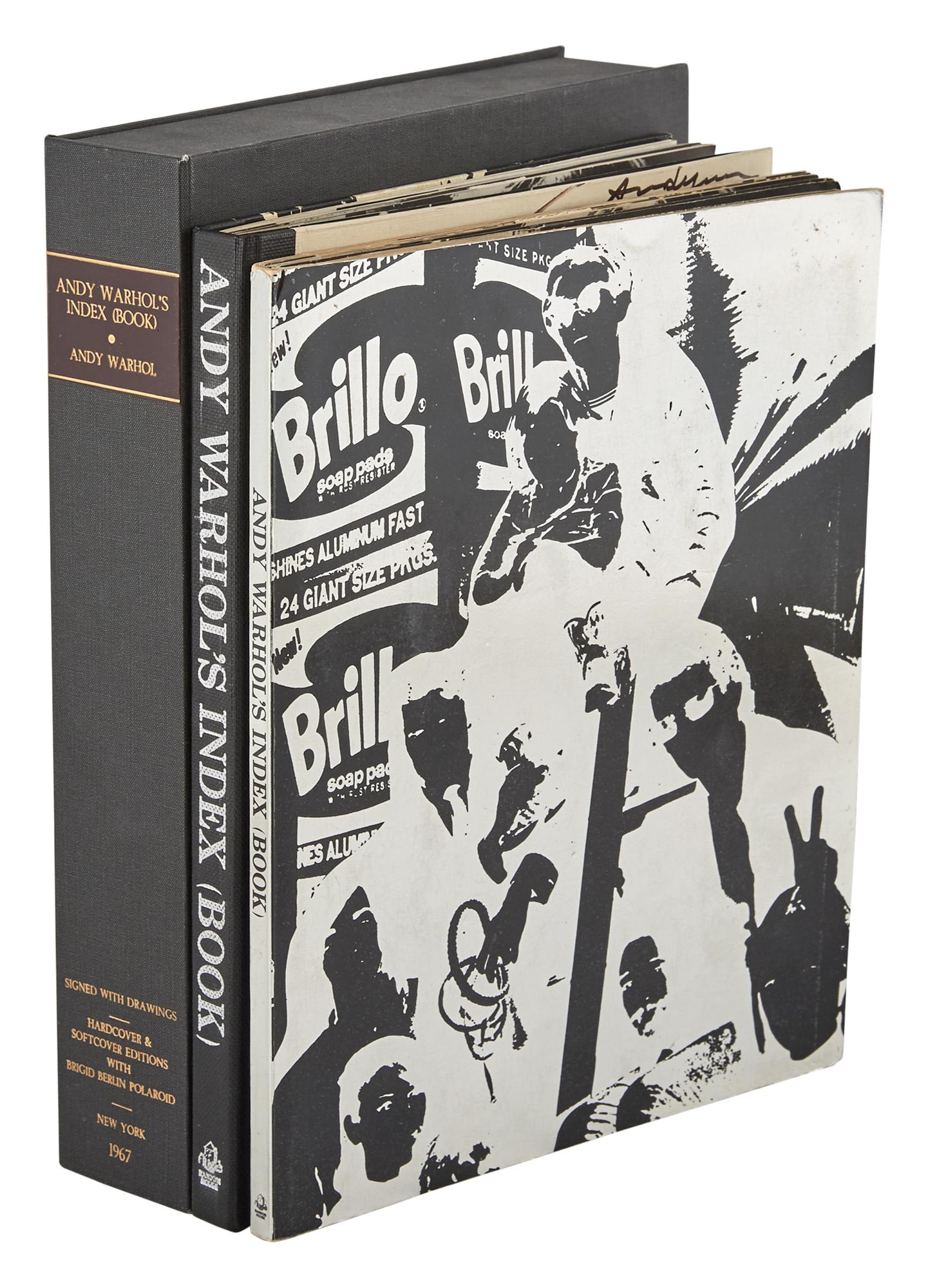 Andy Warhol Two first editions of Andy Warhol's Index (Book) accompanied by an autographed letter (1 of 14)