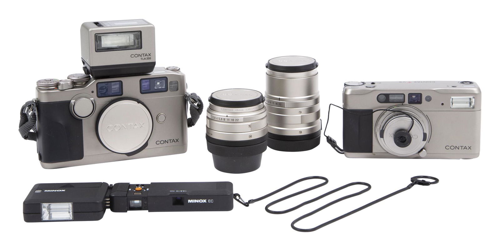 CAMERAS Group of Brigid Berlin's Cameras and Camera Equipment. (1018