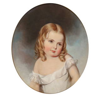 Jane Cooper Sully Darley: Jane Cooper Sully Darley American, 1807-1877 Portrait of Ellie Kendall, Age 2 1/2 Years, 1848 Signed Darley, dated 1848 (lr); bears inscription Painted by / Jane W. Darley / 1848 on the reverse Oil