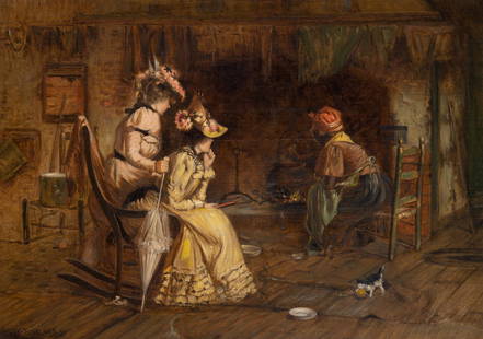 Harry Roseland: Harry Roseland American, 1865/68-1950 Mixing the Love Potion, 1898 Signed Harry Roseland and dated 98 (ll) Oil on canvas 20 1/4 x 28 1/8 inches C