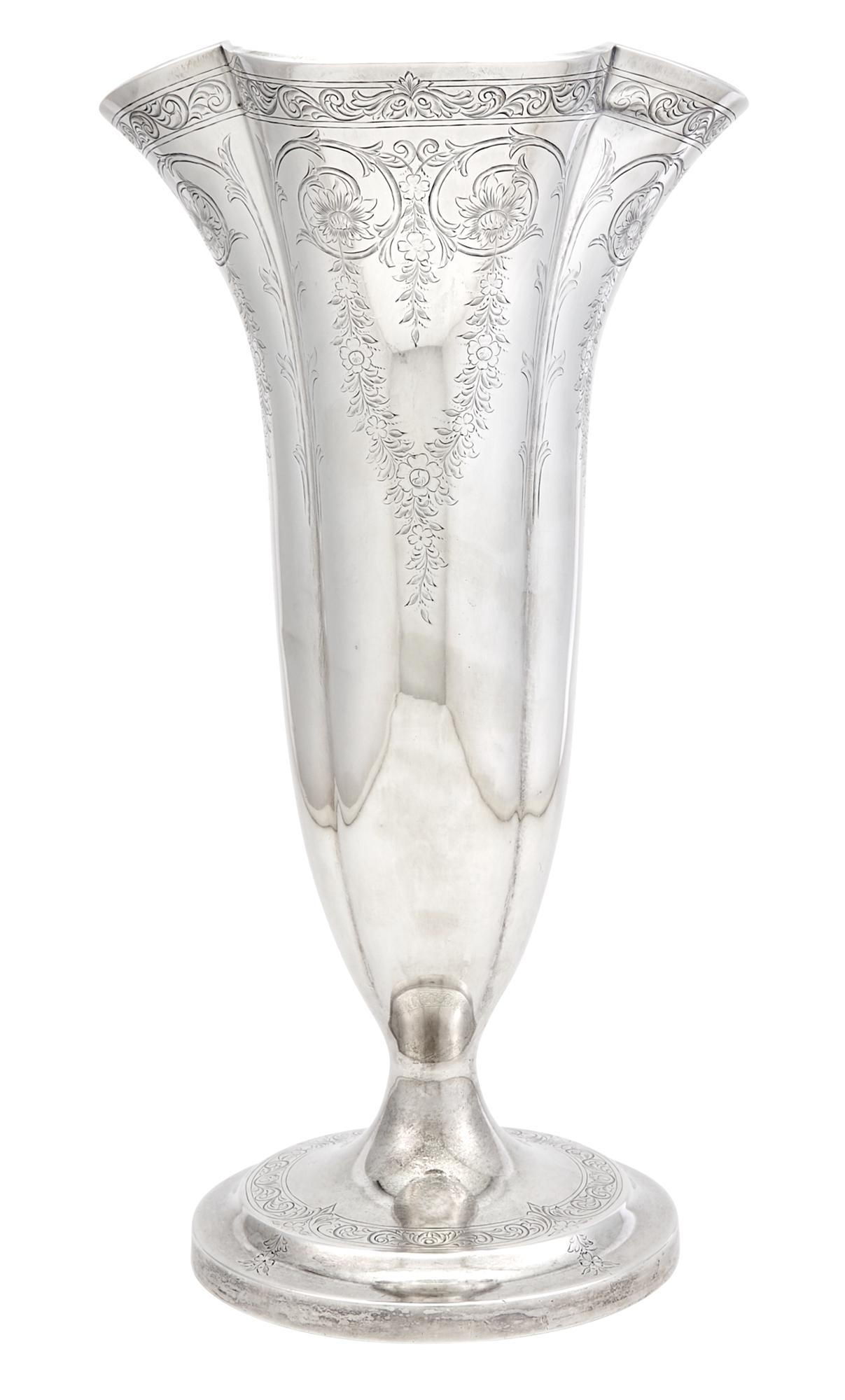 Howard and Co. Sterling Silver Vase (1 of 3)