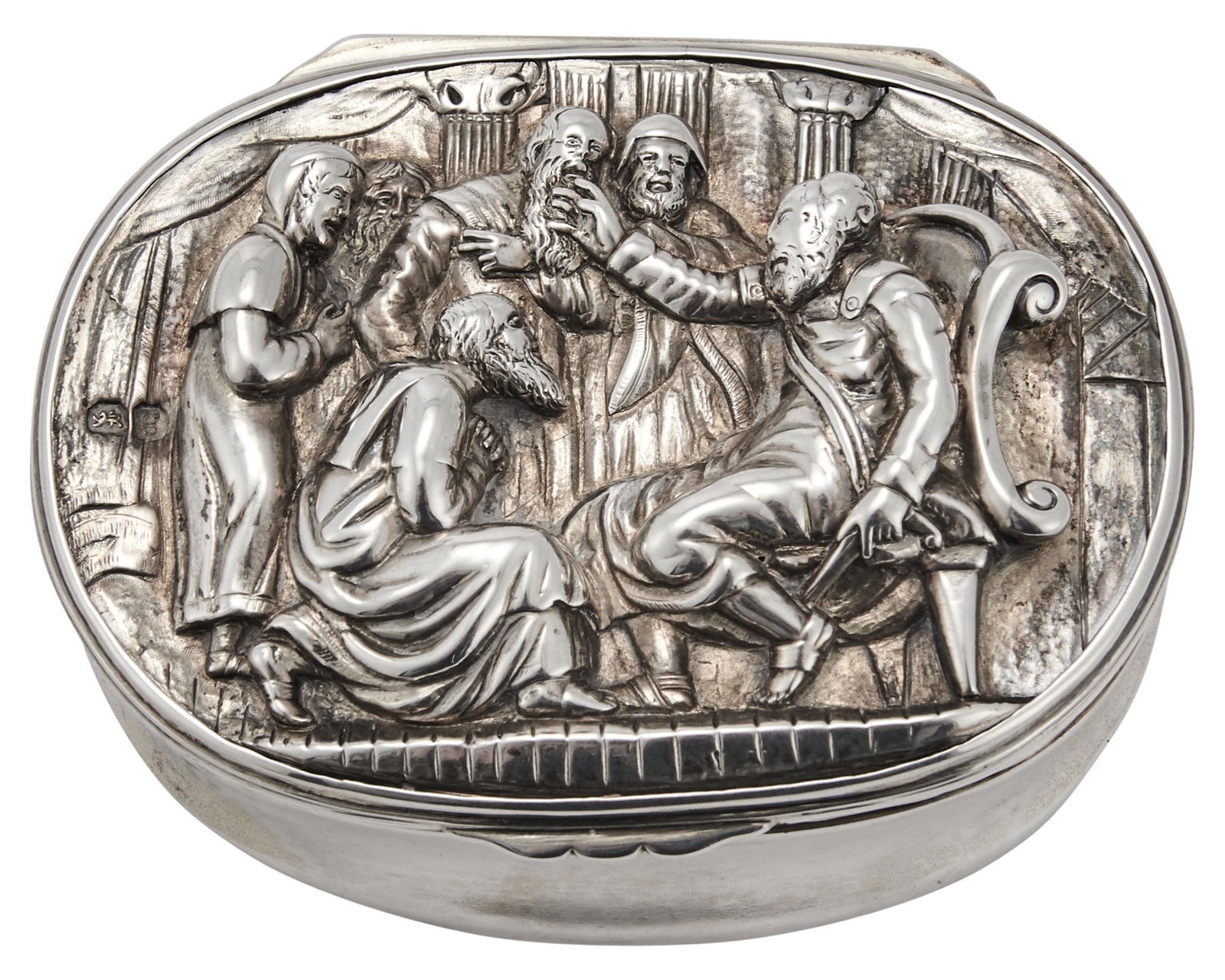 George IV Sterling Silver-Gilt Snuff Box (1 of 5)