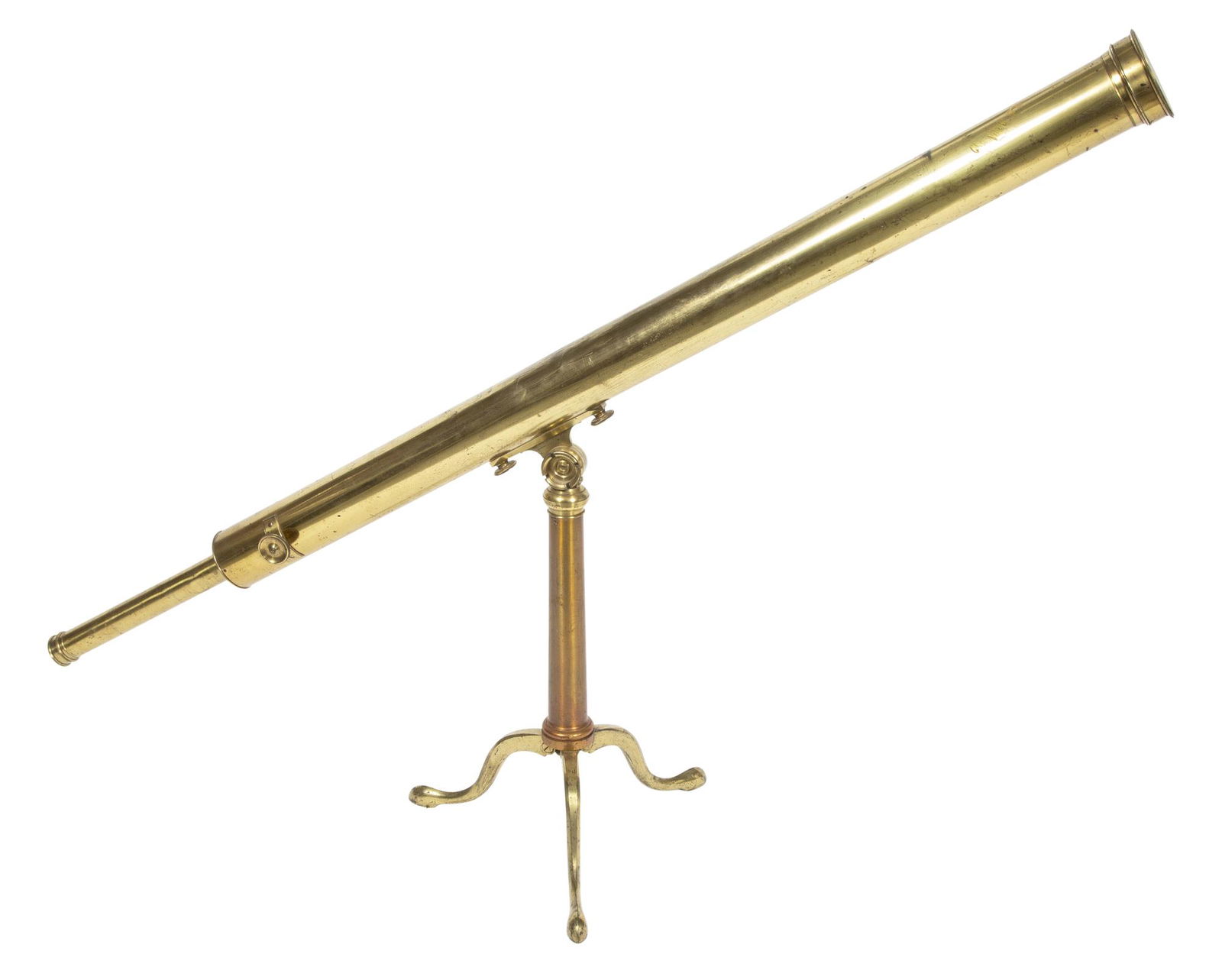 English Brass Telescope in Fitted Box (1 of 6)