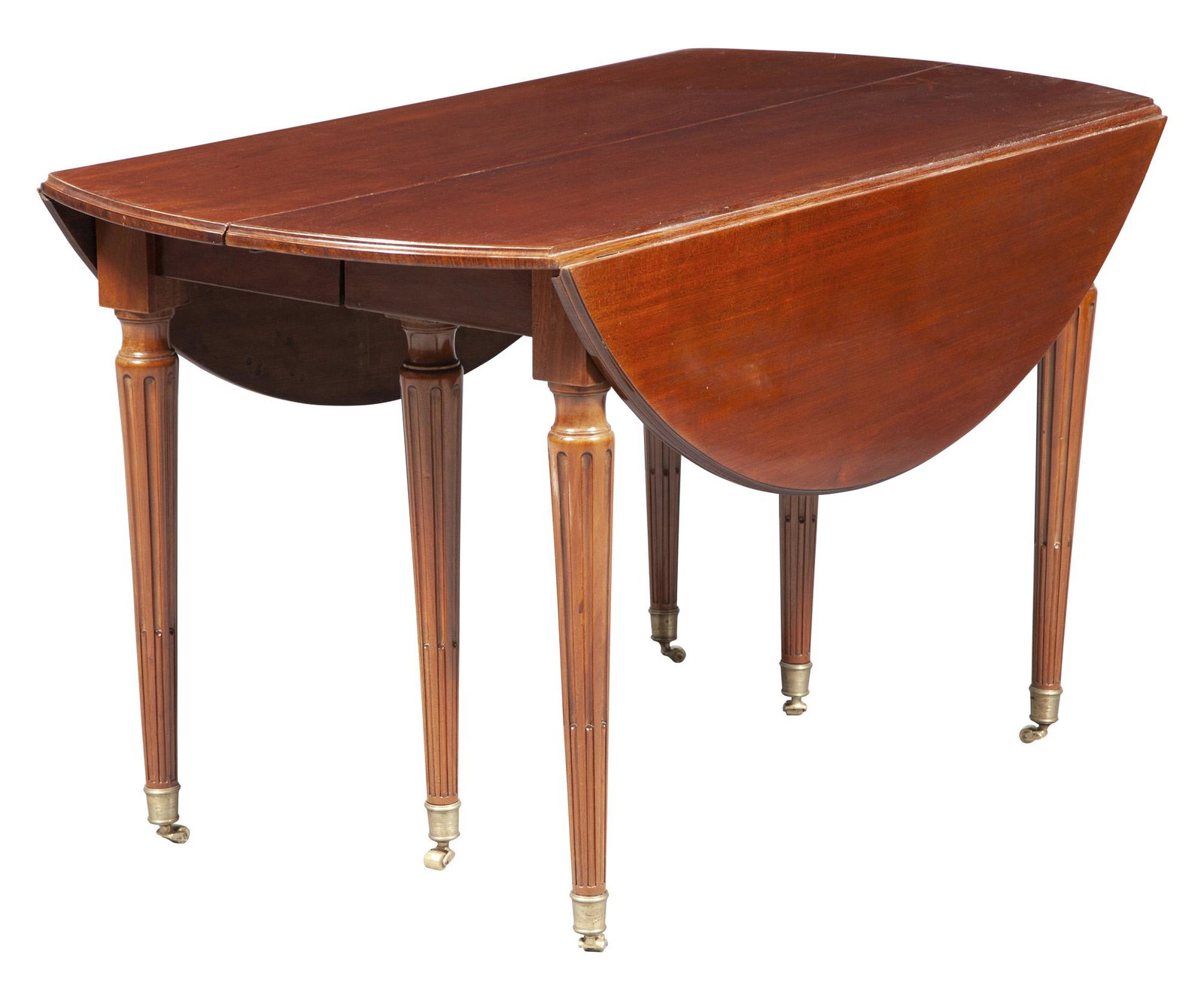 Louis XVI Mahogany Extension Dining Table (1 of 9)