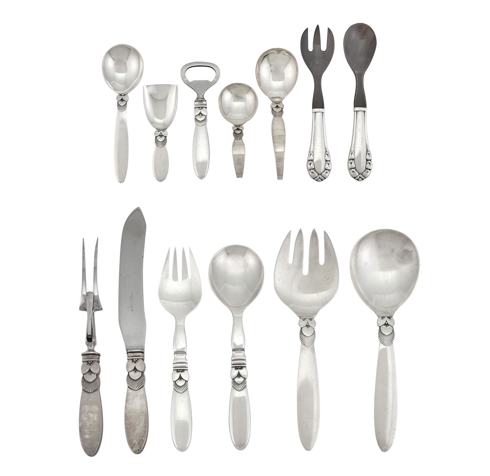 Group of Georg Jensen Sterling Silver Utensils (1 of 5)