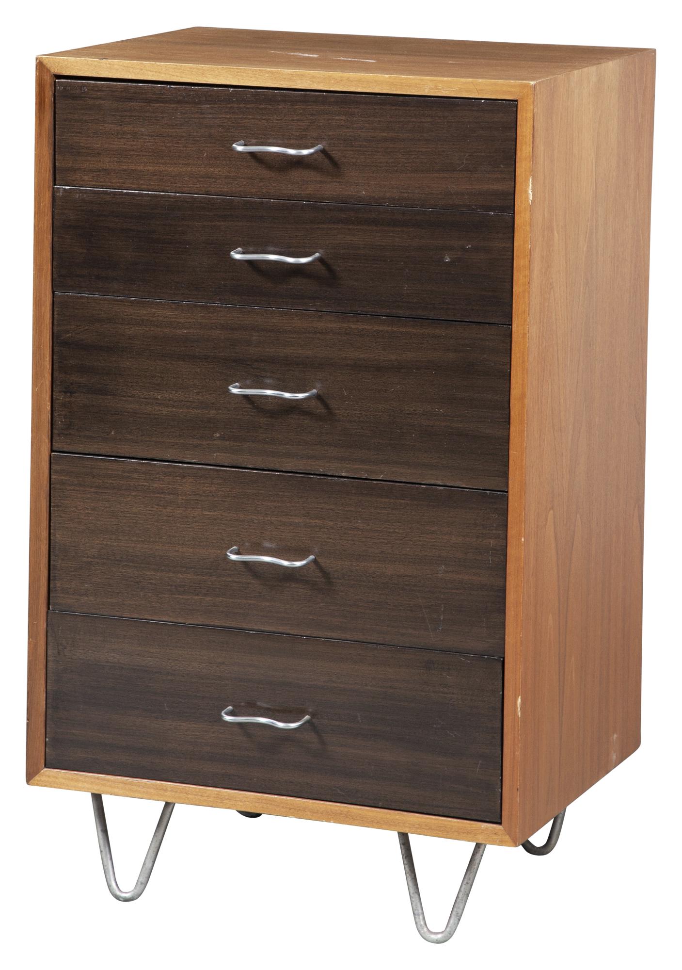 A Two-Toned Walnut 4610 Chest of Drawers Attributed to George Nelson for Herman Miller (1 of 9)