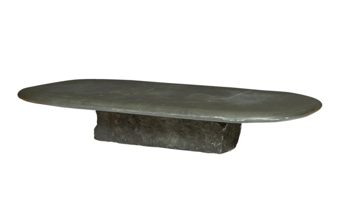 Stone and Slate Floating Stone Low Table (1 of 7)