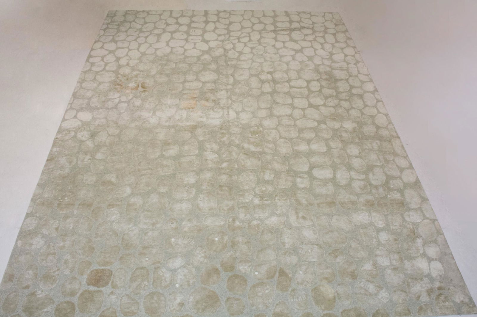 Silk and Wool Tibetan Carpet (1 of 2)