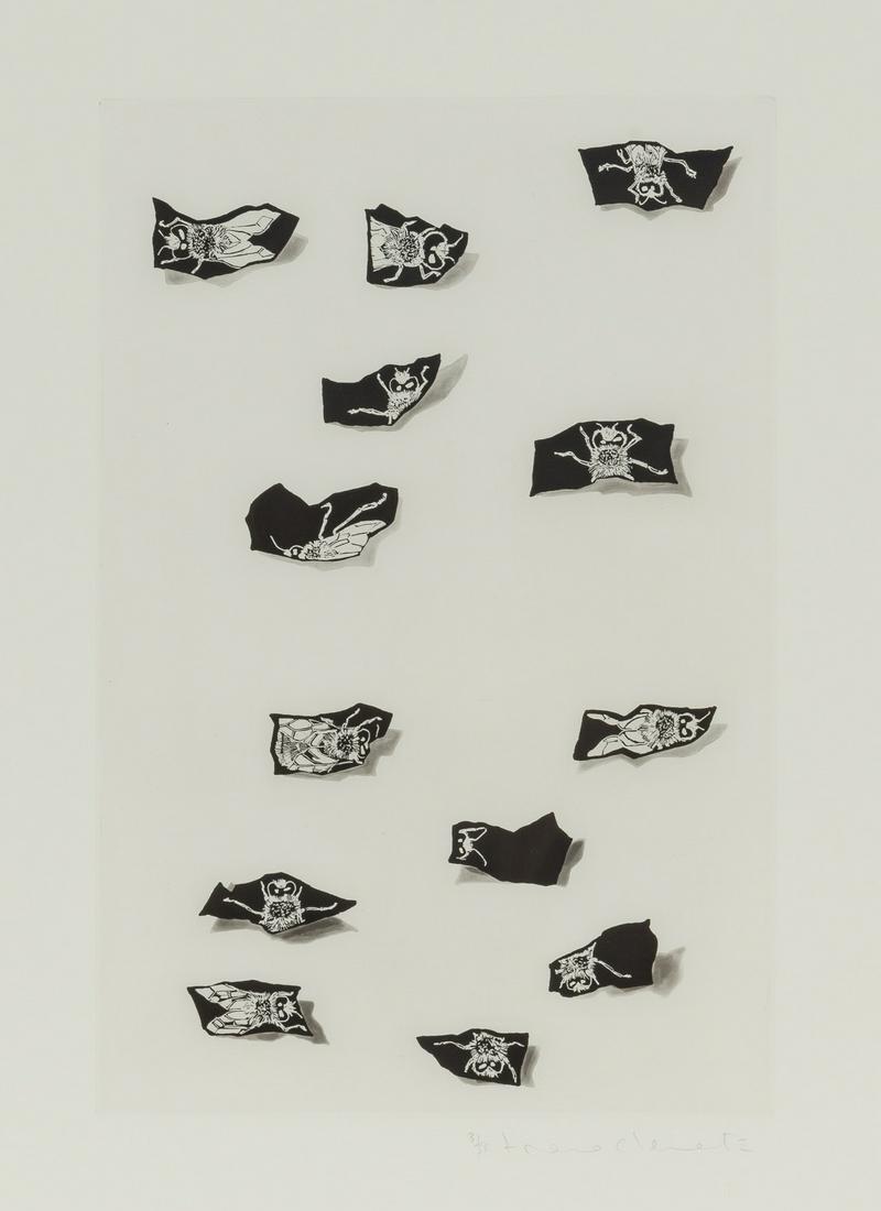 Francesco Clemente EVERYTHING I KNOW [INSECTS] Etching, framed (1 of 4)