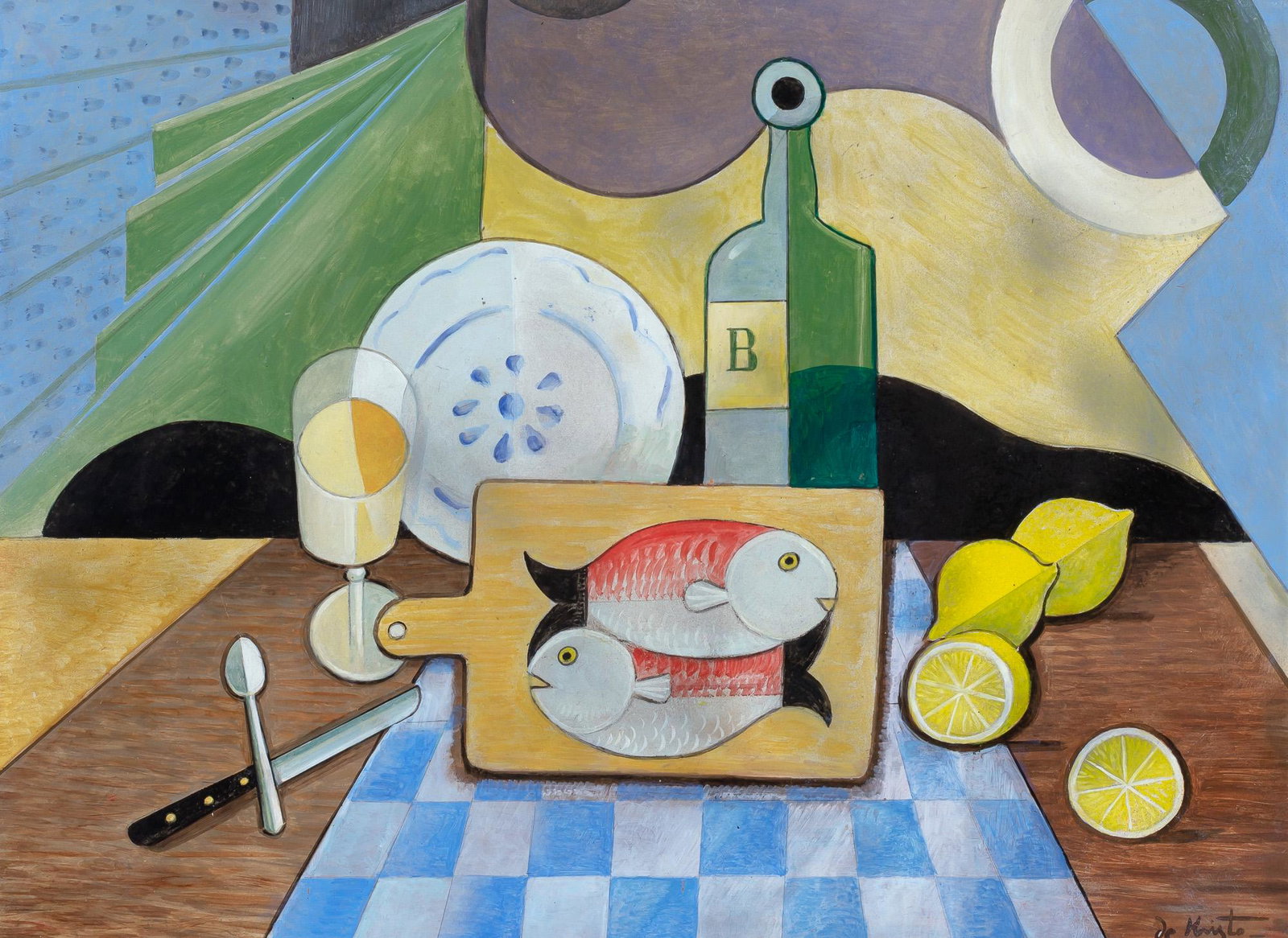 Bela De Kristo Hungarian, 1920-2006 Nature Morte, 1969 (1 of 3)